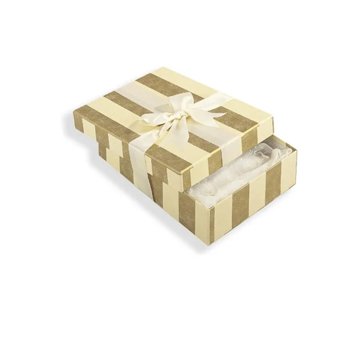 custom design luxury wedding dress hard paper gift box