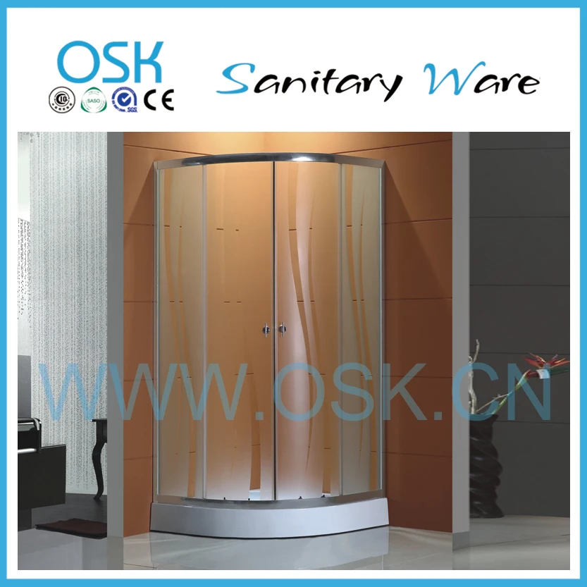 Portable Free Standing Glass Shower Enclosure / Shower Cubicle Sizes