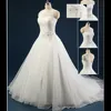 2017 100% Real wedding Photos Custom Made ball gowns lace wedding dress Beaded princess wedding gowns