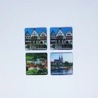 Reliable and Cheap material crystal square epoxy fridge magnet