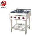 Stainless Steel 4 Burner Table Top Gas Cooker, Burner Counter Top Stainless Steel Gas Stove