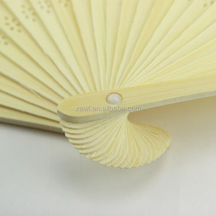 中国白い紙扇子竹リブ用結婚式好意GYS914-1仕入れ・メーカー・工場
