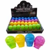 51601206-6 skull slime putty balls intellectual toys for children
