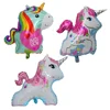 High quality Party Supplies Unicorn Horse Shape Helium Mylar/ Foil Balloons for Kids