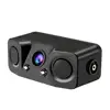 3 in 1 Vehicle Backup Camera Video Parking Sensor Car Reverse Backup Rear View Camera with 2 Radar Detector Sensor