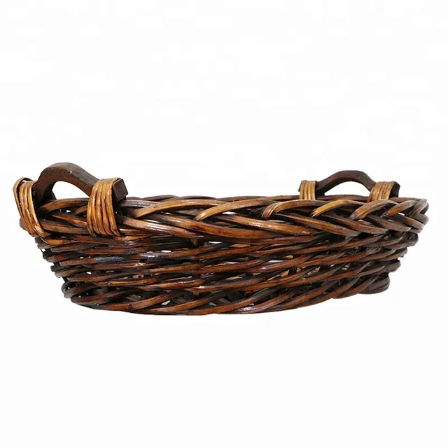 hot factory products craft vintage wicker sewing gift basket