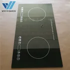 Screen printing ceramic glass for induction cooker or vitroceramic cookers
