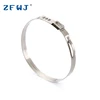 Factory price 64-68mm durable eco friendly single ear wire 304 stainless steel hose clamp