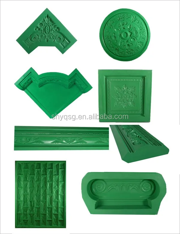 Silicone Rubber Fiberglass Cornice Mould For Making Gypsum Cornice