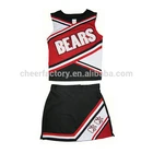 2017 Wholesale new model small quantity plain short sleeve cheap sportswear cheerleading uniforms
