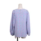 Fashion new lady tops summer long sleeve wave point chiffon blouse women shirts