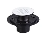 Cheap ABS Plastic Round Floor Drain Grate With Shower Drain Base