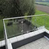 Durable rustproofstainless steel glass balustrade system outdoor modern design