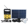Portable energy saving small 10w solar energy system with mp3 radio function