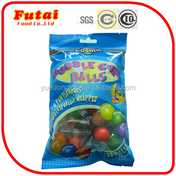 6 fruit flavours individually wrapped bubble gum balls-2.jpg