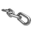 Welded DIN 763 Galvanized 2mm-32mm Link Chain / 304 316 Stainless Steel Link Chain Chinese supplier