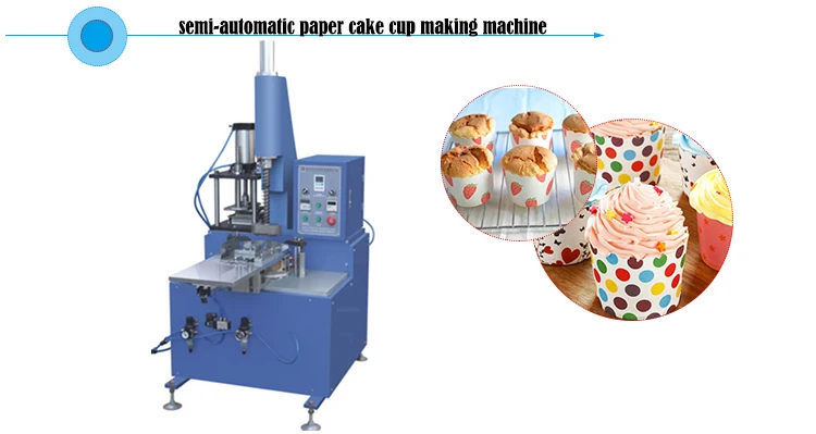 Fully Automatic Paper Cake Cup Box Making Machine Cupcake Liners Baking Tray Forming Machines Price factory