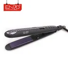 ENZO 2019 Hot selling adjustable temperature women black beauty salon style electric hair straightener