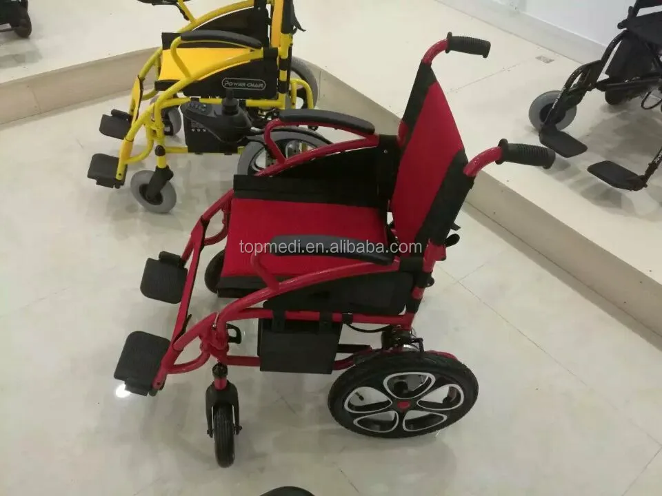 Rehabilitation Therapy Supplier TEW806D Folding Power Electric Wheelchair for Disable