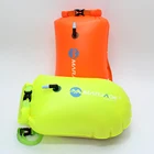 Hot Sale MARJAQE PVC Manufacture Inflatables Storage Swim Buoys Dry Bag Orange Floating Safety Swimming Buoy