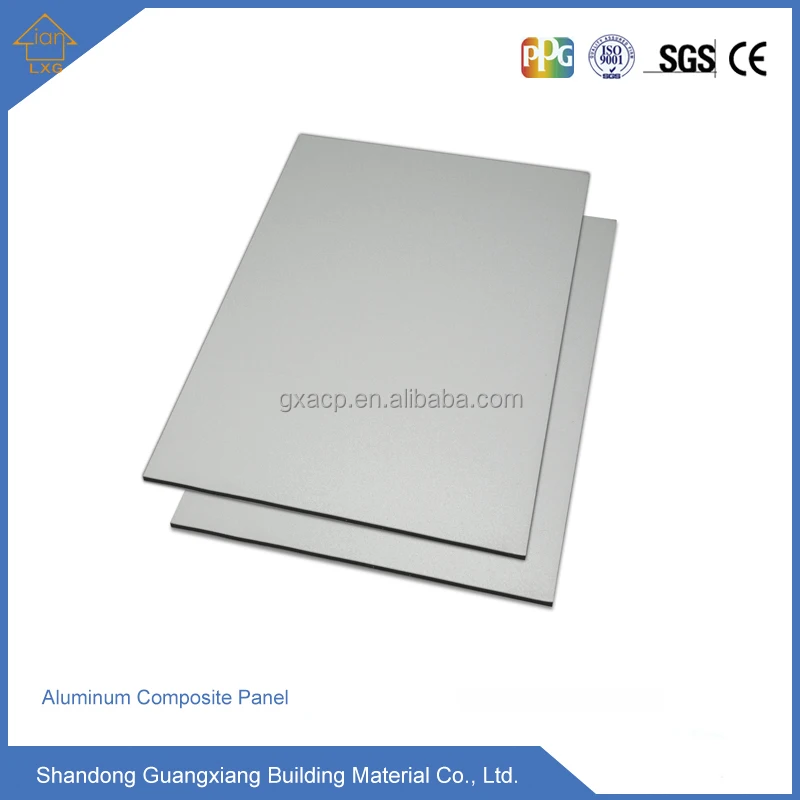 1500mm Width Sign Board Material 3mm White Color Aluminum Composite