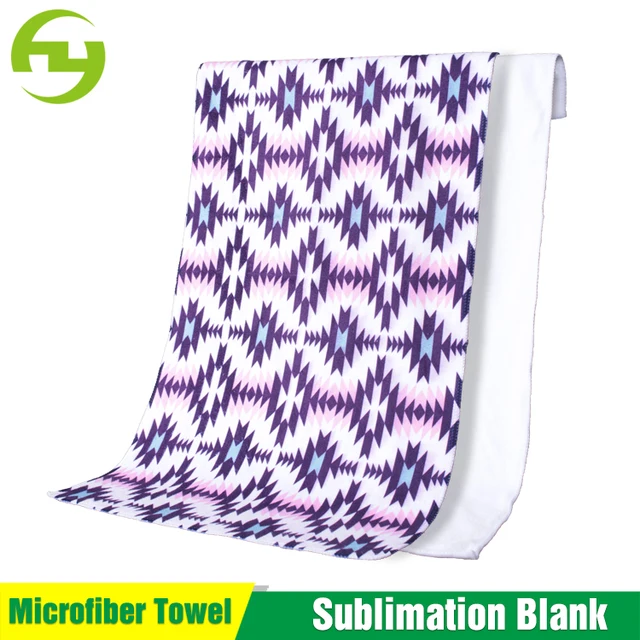 factory price promotional microfiber sublimation car beach towel
