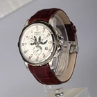 Watch Mens Luxury Watch 10 ATM Water Resistant Leather Watch Men