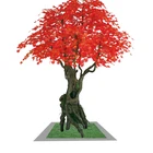 Artificial autumn tree maple tree export Japanese Canada Anti-UV leaves hot sale