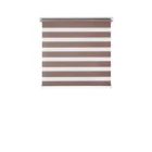 Free-Stop Cordless Zebra Roller Shades / Sheer Or Privacy Combi Fabric Blind