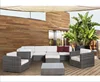 New designs modern rattan garden outdoor sofa set designs furniture sale