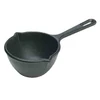 cast iron wok with long handle