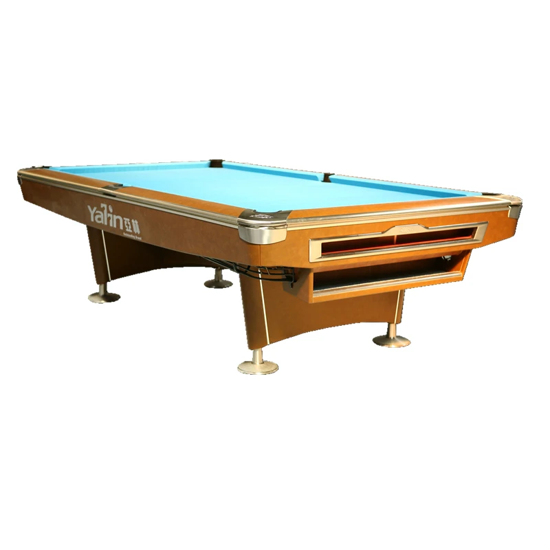 Imported Solid Wood 9 Ball Pool Table American Billiards Table With
