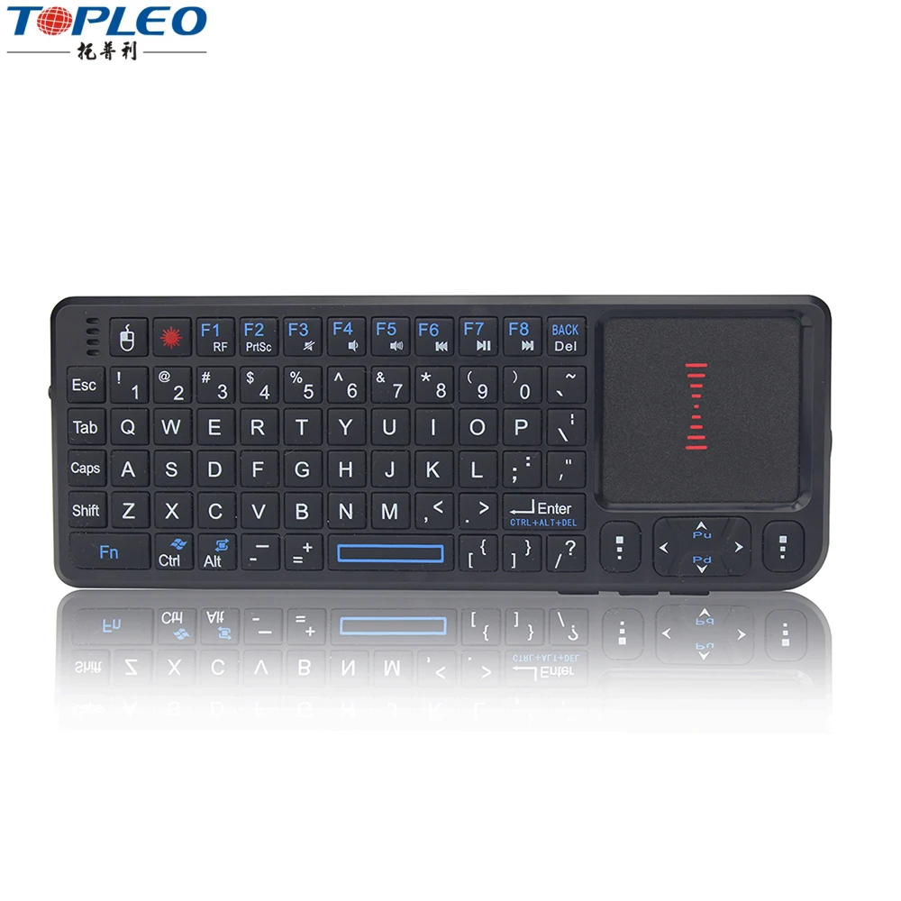 Types de marque personnalisée électrique tablette multimédia split sans fil mécanique de jeu mini clavier tactile