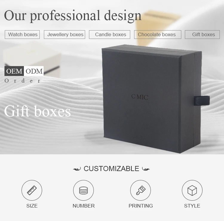 paper packaging clamshell baby bracelet watch jewelry gift box