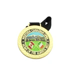 Longzhiyu 12years professional production plating gold enamel color factory direct supply custom 3d sport metal medal