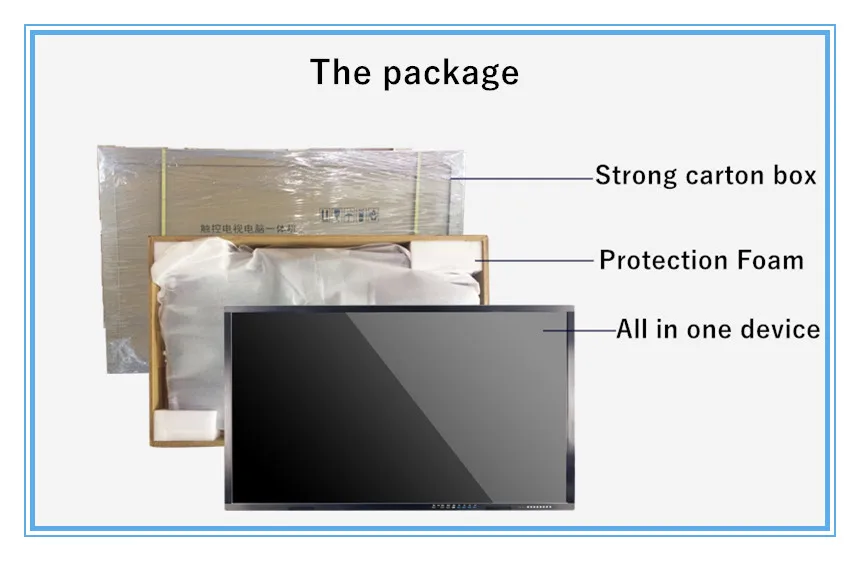 Educational 86 inch smart digital IR touch screen interactive whiteboard School teaching.jpg