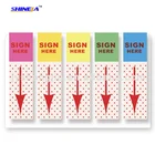 pop-up 5 colors PET Sticky Notes Adhesive Film index memo notes