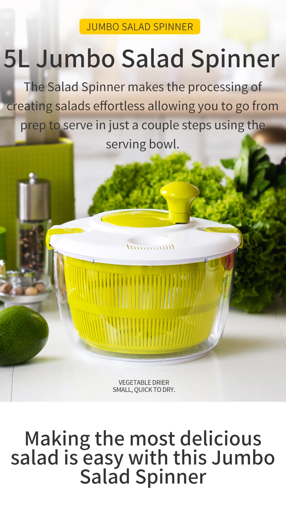 salad spinner,saladdressing fullstar salad spinner salad maker large salad spinner