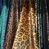 2019 fashionable garment fabric Leopard print velvet fabric printed leopard suede fabric for leopard bag