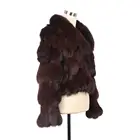 2019 Yiwu New Design Small Piece of Real Fox Fur Jacket Factory Direct