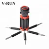 6 In 1 Multi Portable Screwdriver With LED Torch Screwdriver