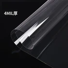 4mil transparent explosion proof film for building Window for bank window glass