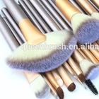 Custom Logo MakeUp Brushes 24pcs Synthetic Hair Professional Makeup Brush Sets with Cosmetic Bag