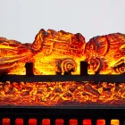 23 inches good flame effect led electric fireplace log inserts