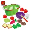 Kids Plastic Play Food Toys Vegetable Toy Fruit Basket Toy