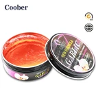 Label customizable fashional modelling silver color container jar hair wax for men