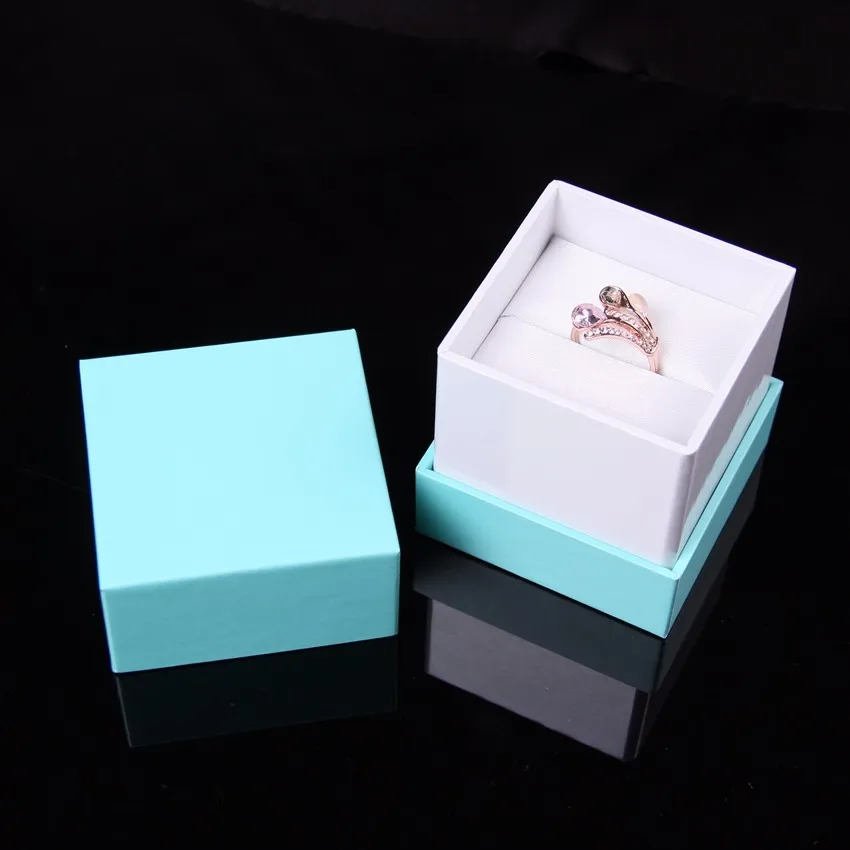 small ring gift luxury cardboard paper custom packaging jewelry