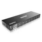 Support extra standard USB 2.0 hub port, HDMI KVM switch 8 port 4k with keyboard and mouse control