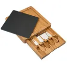 square shape bamboo cheese board wholesale cheese boards for hot selling
