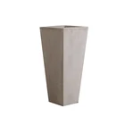 Nodic style big clay flower pots fiber clay pots